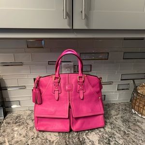 Dooney&Bourke (D&B) Clayton Satchel Fuschia Pink!